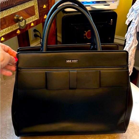 Nine West Handbags - Reserved: Nine West Classic *Bow* Carry-on Mireya Travel Tote Purse satchel